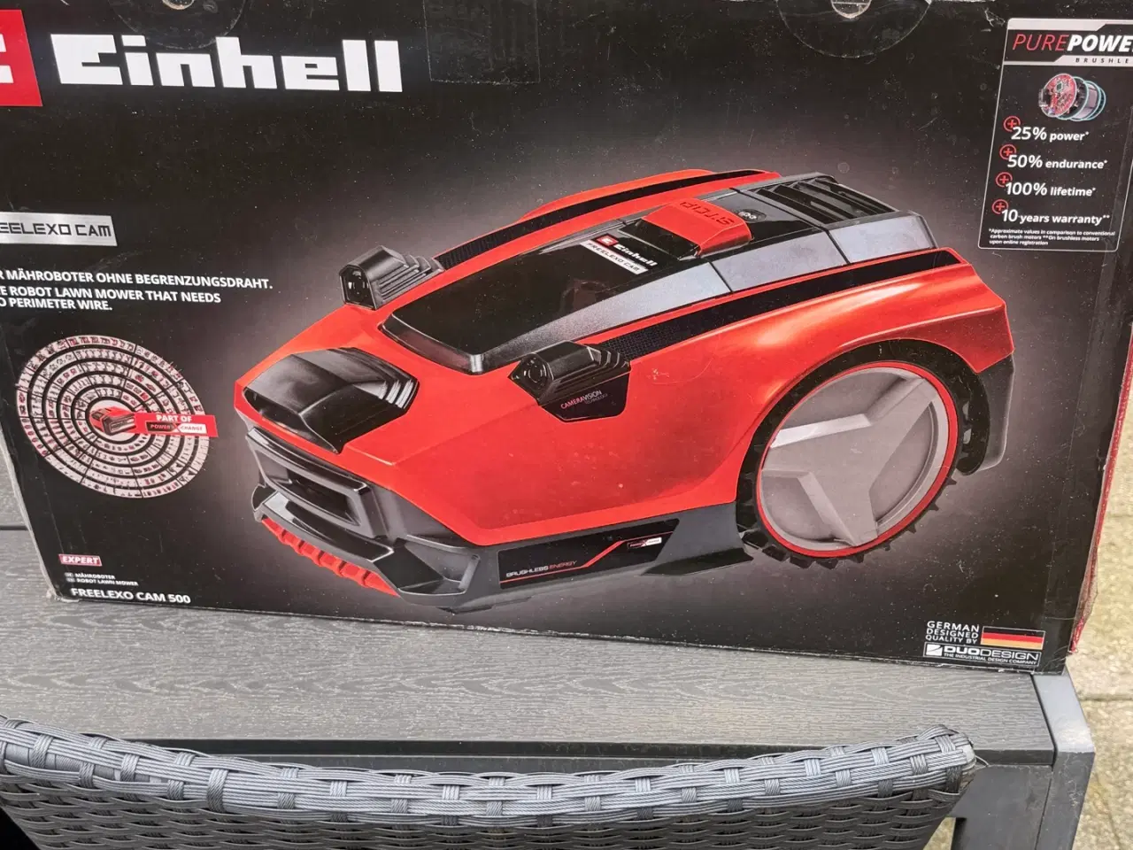 Billede 14 - Kvalitets  Robot Plæneklipper Fra Tyske Einhell,