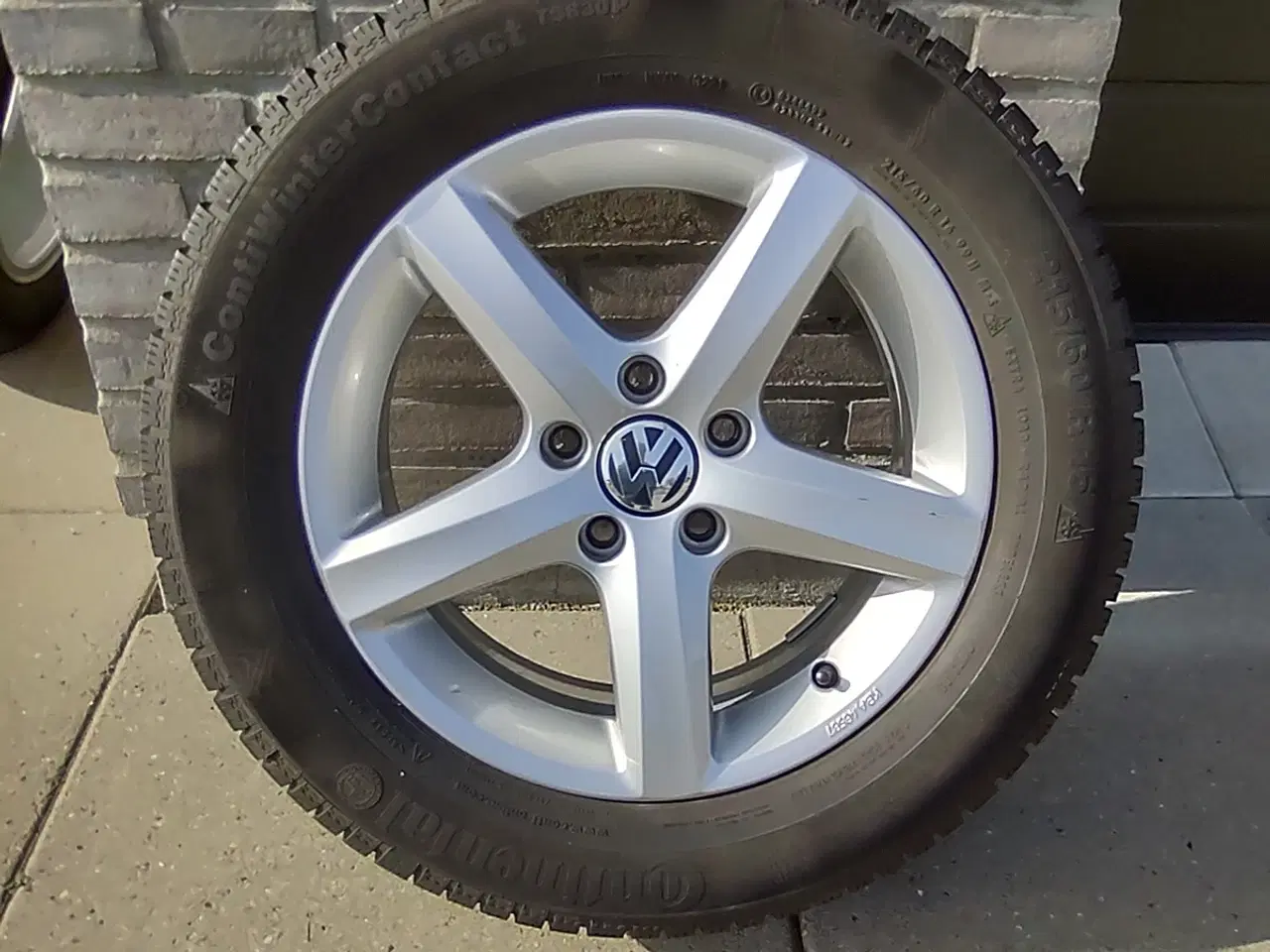 Billede 2 - alu fælge med vinterdæk