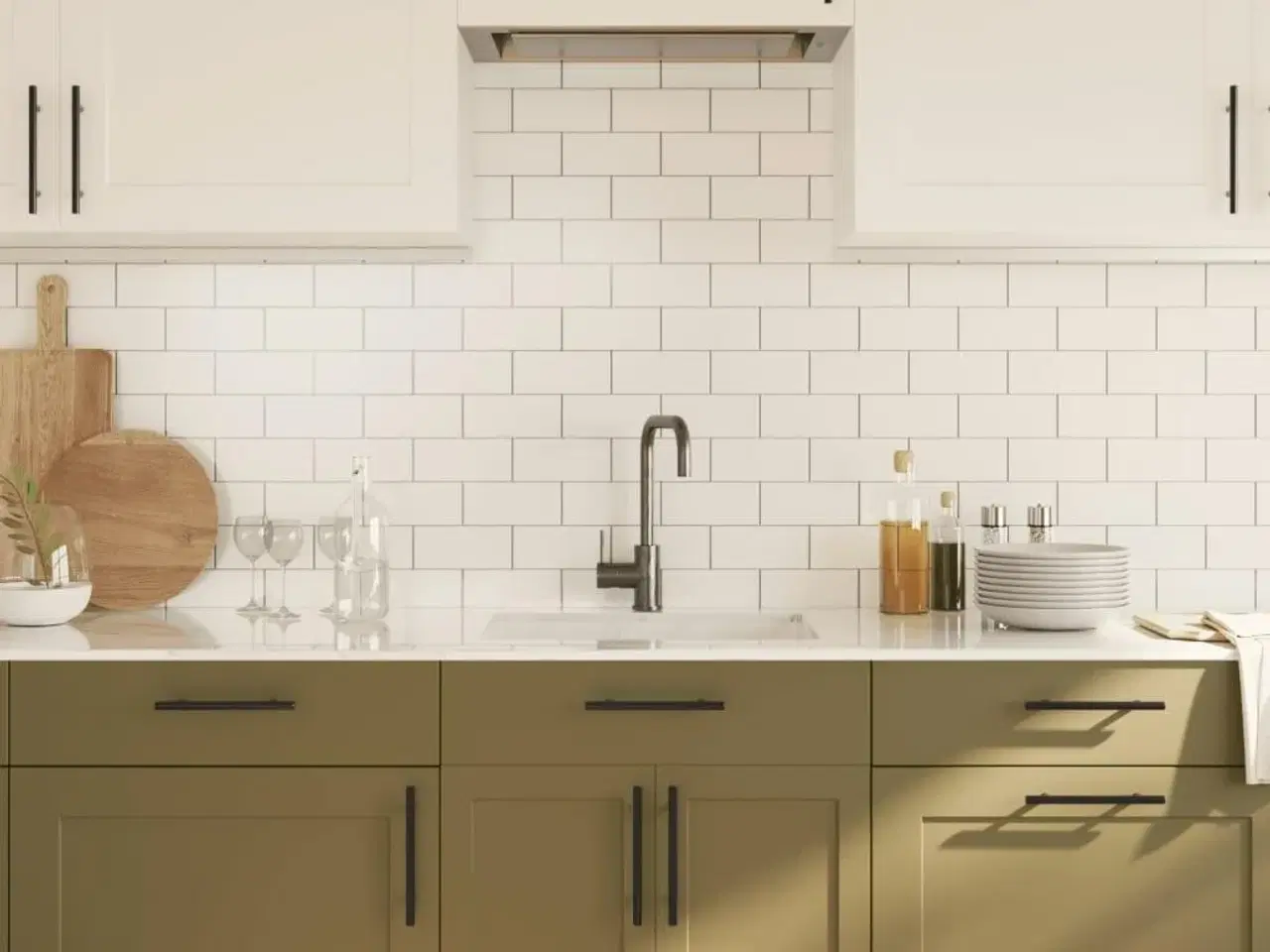 Billede 4 - Skabshåndtag 10 stk. 128 mm rustfrit stål sort