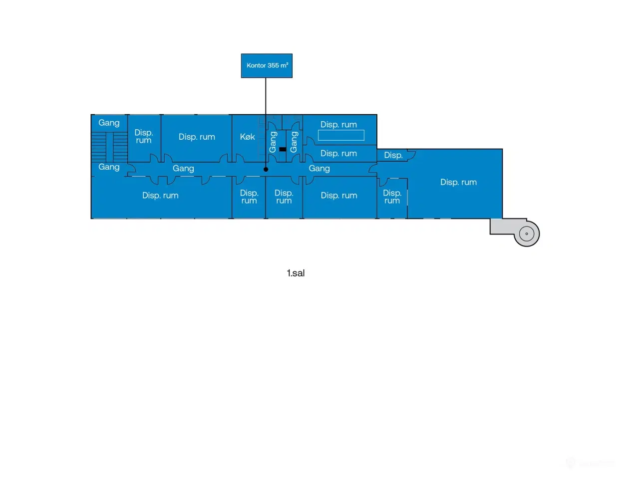 Billede 11 - Fleksibelt kontorlejemål på 355 m² med egen indgang i Albertslund