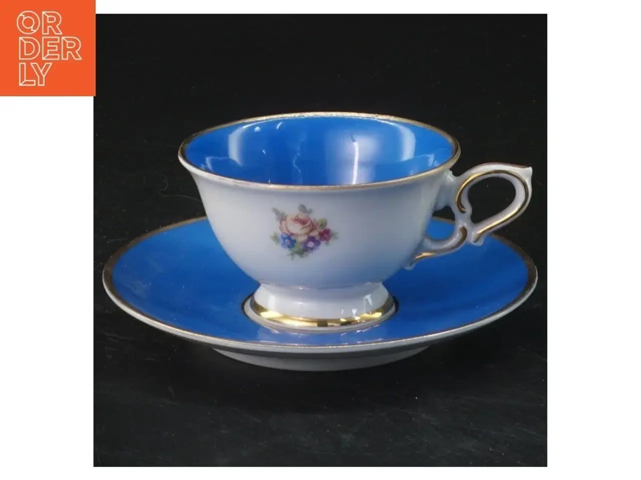 Billede 1 - Porcelænskop med underkop fra Royal Porzellan Bavaria Germany KPM (str. Ø 12&9,5x4,5 cm)
