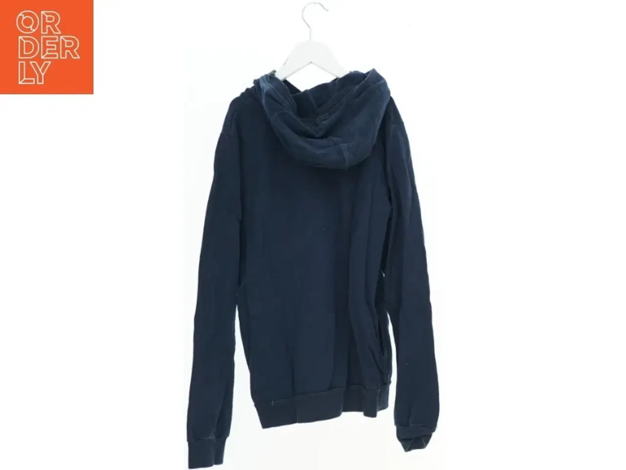 Billede 2 - Mørkeblå hættetrøje med print fra Wheat (str. 152)