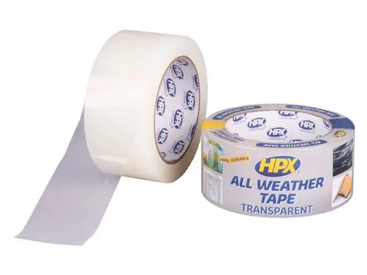 Billede 1 - All Weather Tape transparent, 48mm x 25m
