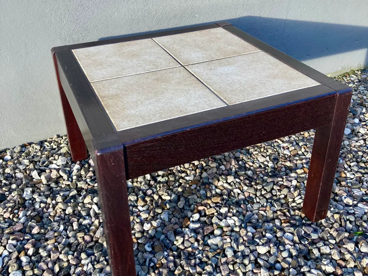 Billede 1 - Gangsø sidebord, lampebord 70erne håndlavet klinke