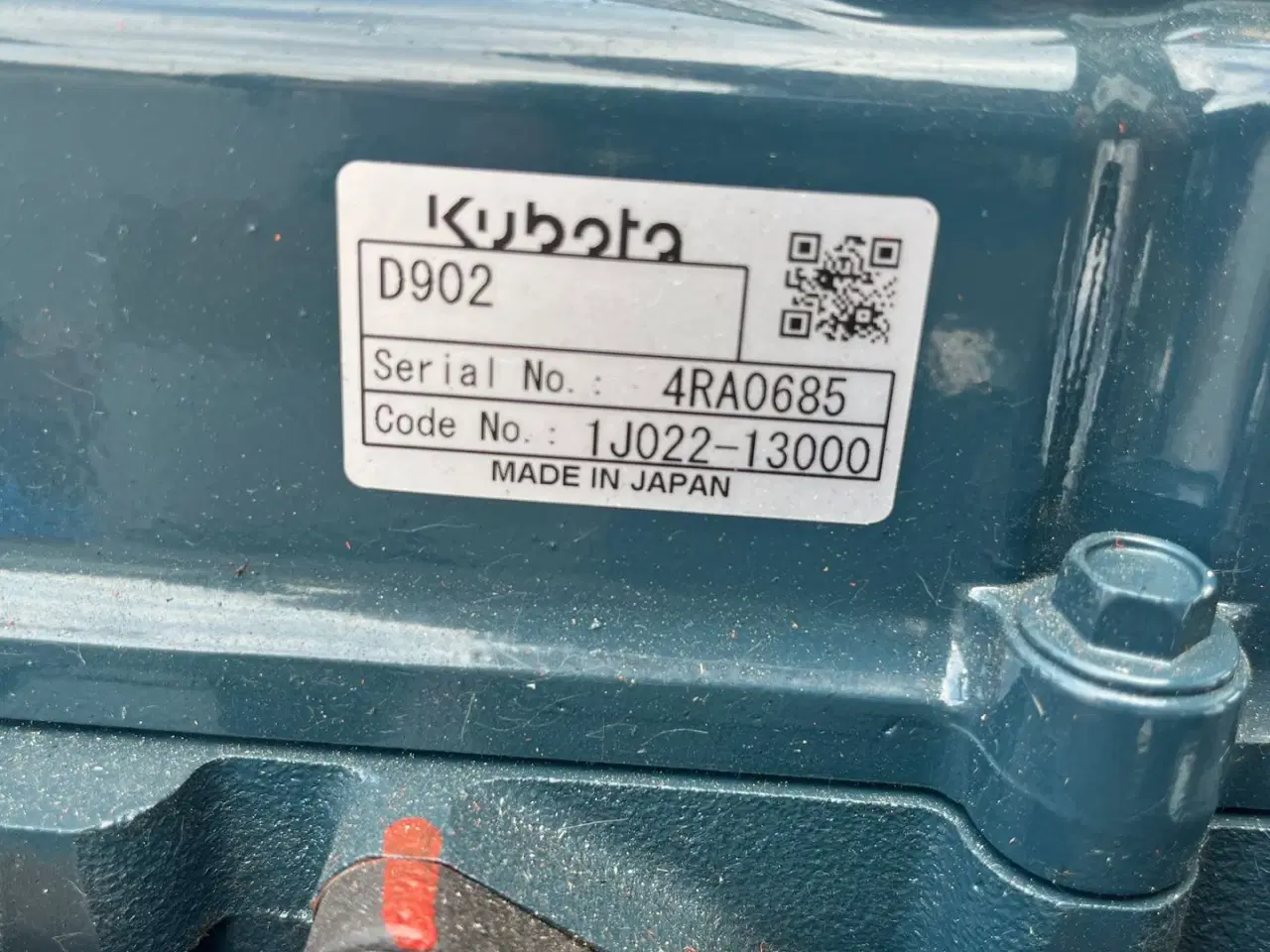 Billede 10 - Kubota NY Kubota D902 3cyl. Dieselmotor