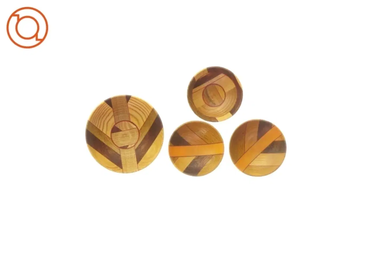 Billede 2 - Små træskåle (str. Ø: 10 og 7 cm)