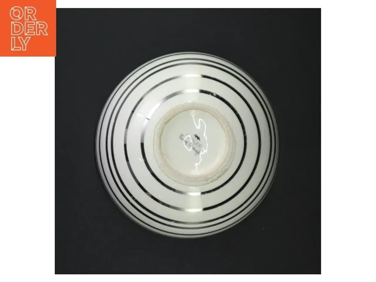 Billede 2 - Stribet skål fra K&#228;hler (str. 15 x 7 cm)