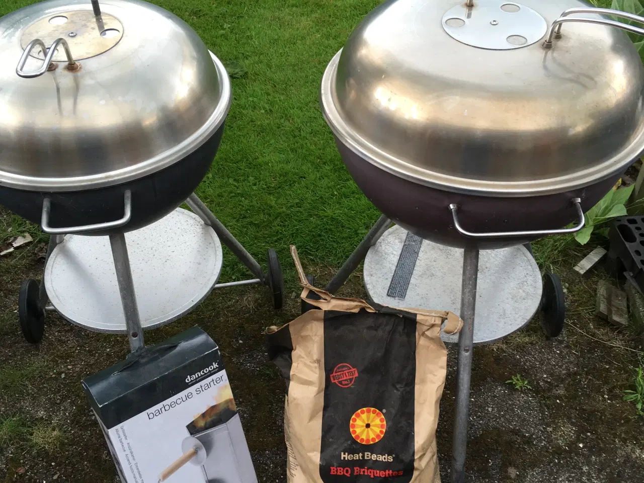 Billede 1 - Dancook kuglegrill 1000+1600 + 2 poser briketter 