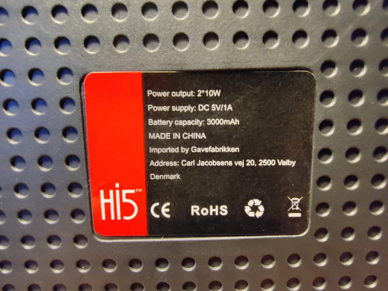 Billede 6 - Hi5 Boombox højtaler