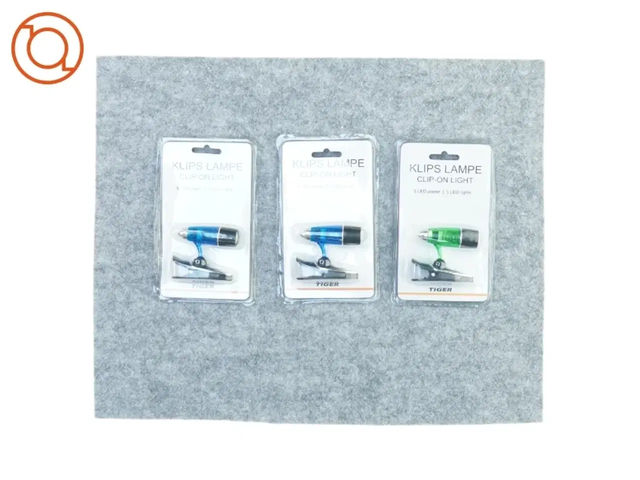 Billede 4 - Klips lampe (3 stk) fra Tiger