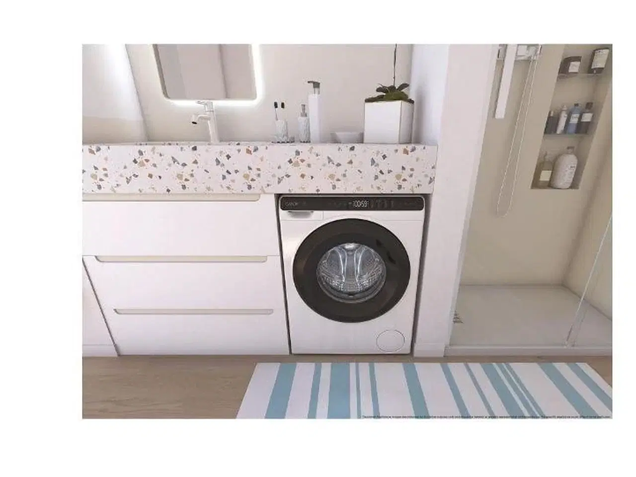 Billede 10 - Vaskemaskine frontbetjent Candy 5 kg, 1.200 o/min, A-klasse, kompakt (CW50BP12307U1S)