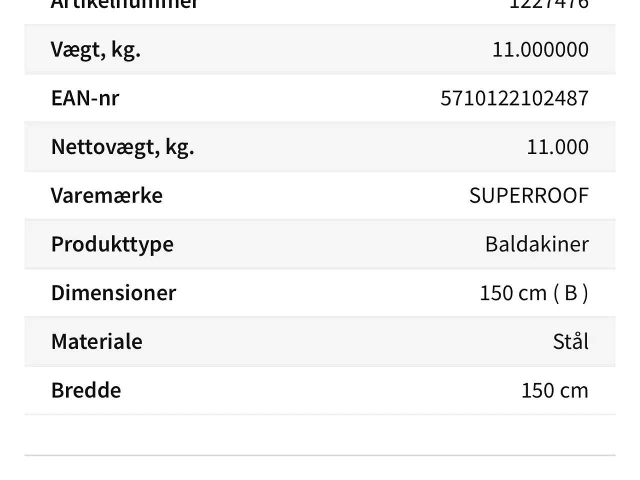 Billede 6 - Dørudhæng Berlin 950X1500