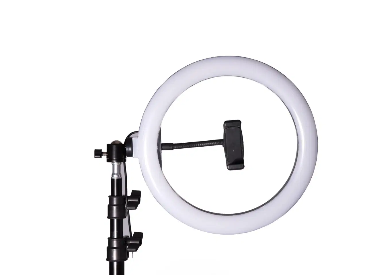 Billede 2 - Ring Light LED 60 W med stativ og fjernbetjening