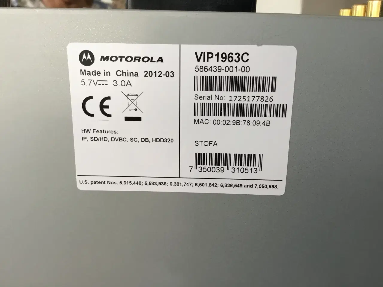 Billede 2 - Motorola TV Boks med Harddisk ( Stofa)