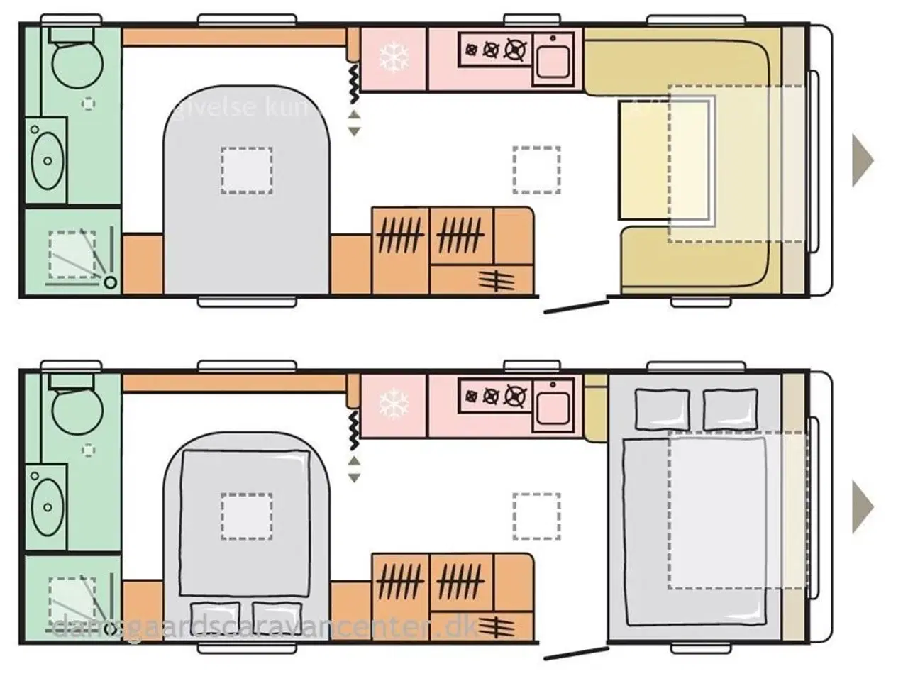 Billede 6 - 2019 - Adria Adora 613 UT   Queensbed-Gulvtemp.-Commodore Dawn 3,0m