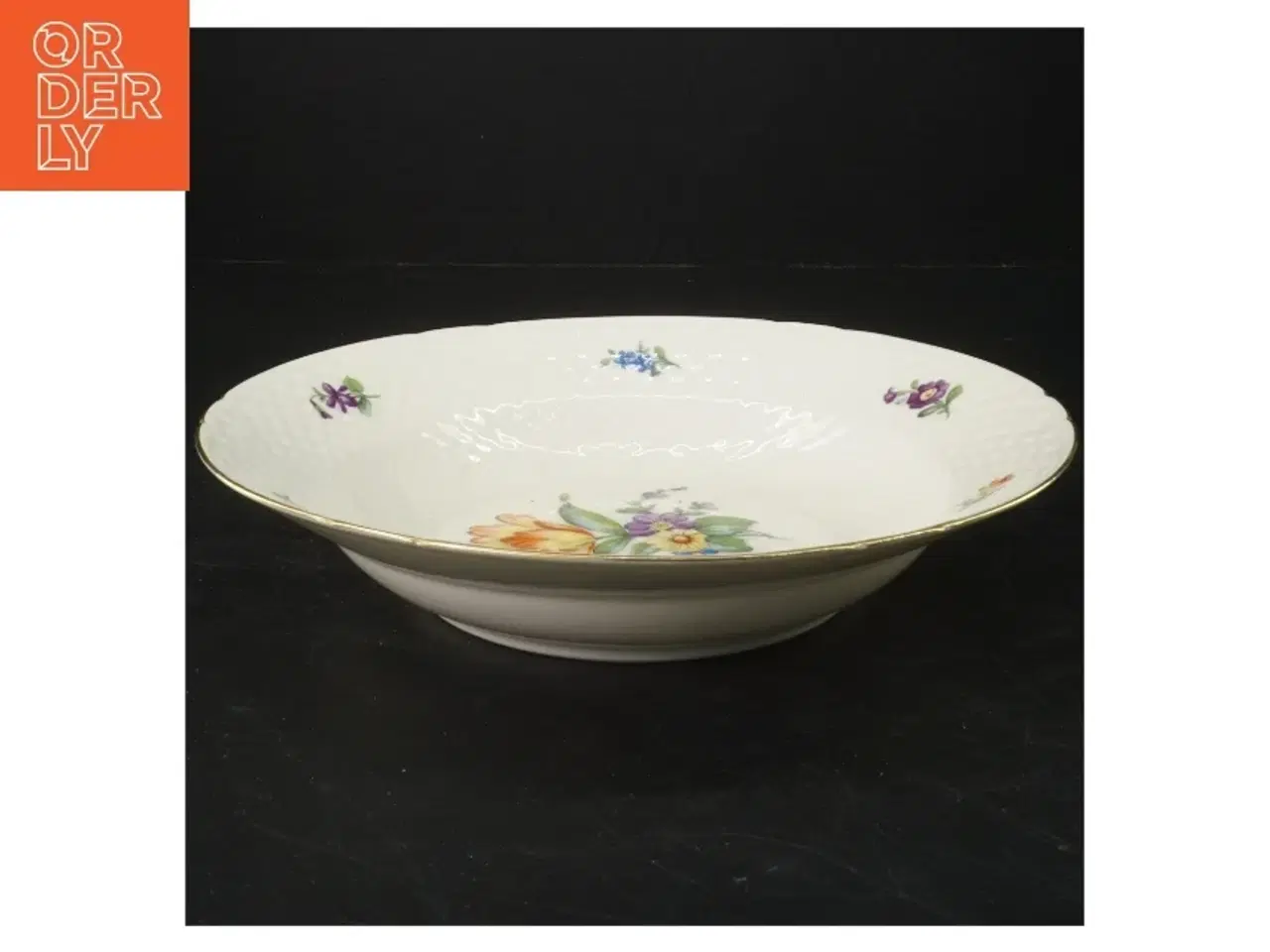 Billede 2 - B&G Saksisk blomst dyb tallerken (str. Ø 24,5x4 cm)