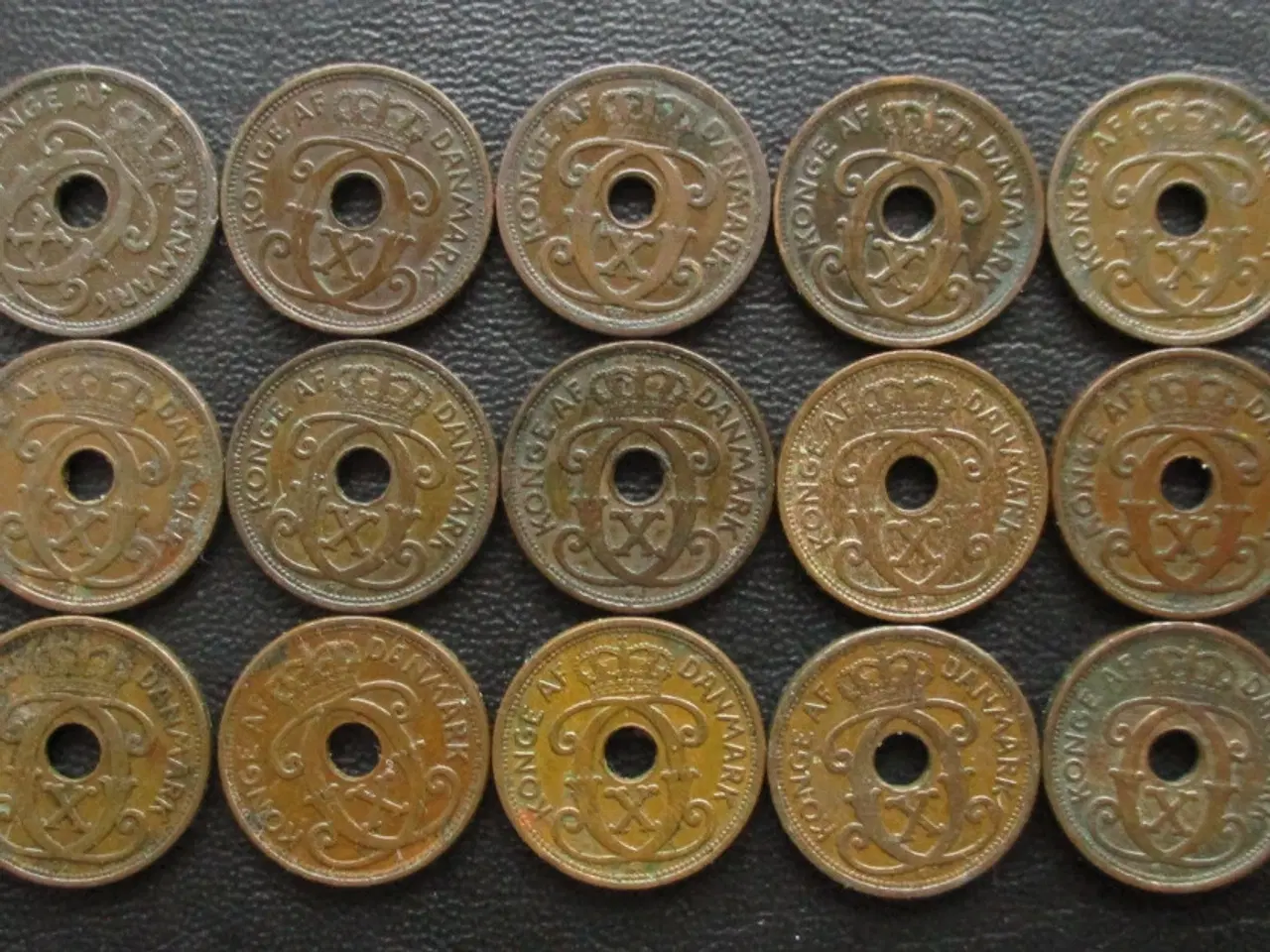 Billede 4 - 1, 2 og 5 ører 1926-1940 komplette inkl 2 øre 1926