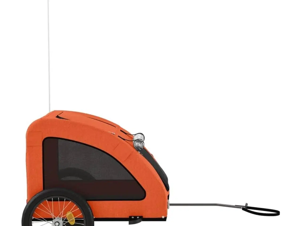 Billede 6 - Cykeltrailer til kæledyr oxfordstof og jern orange