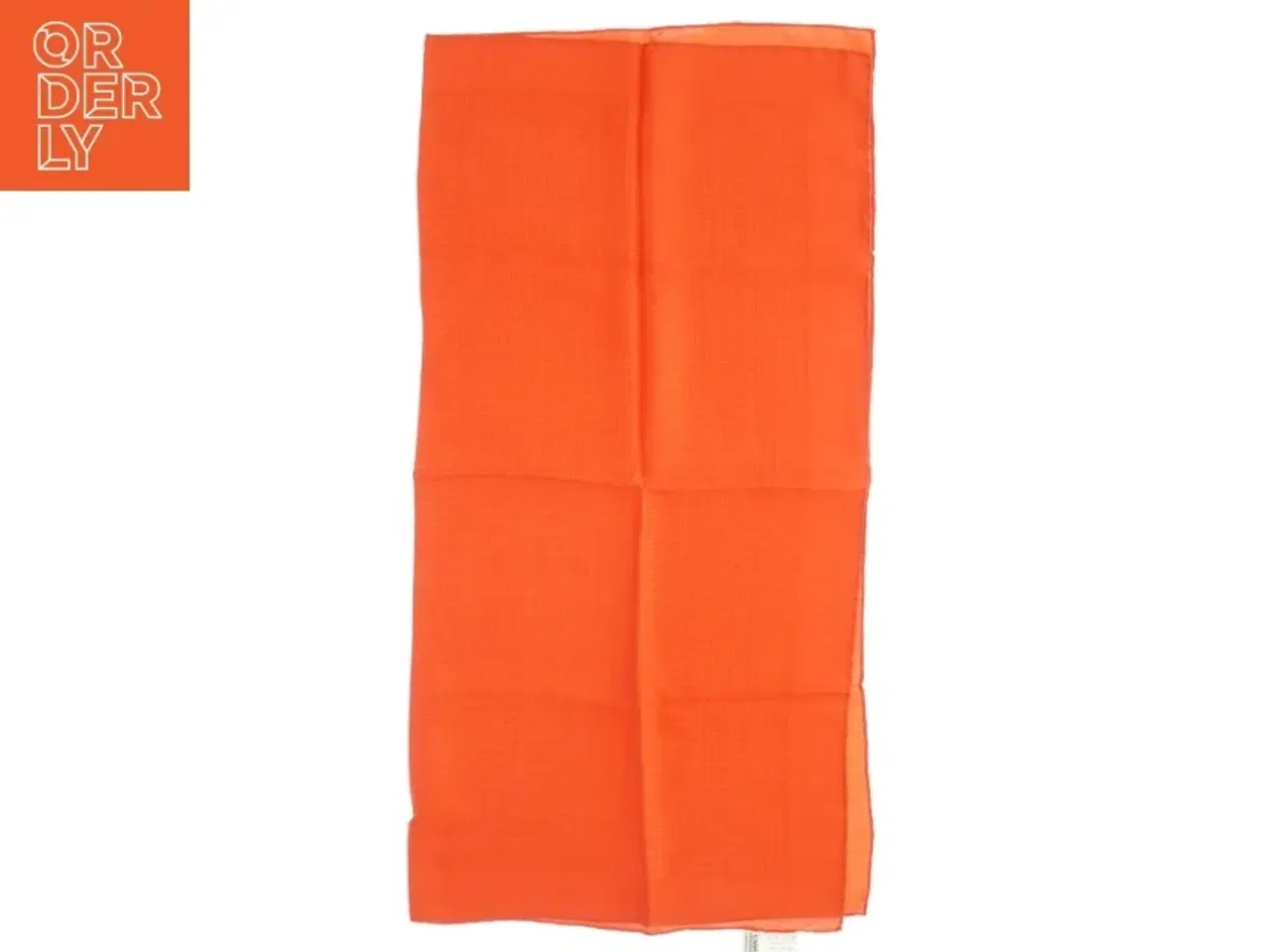 Billede 6 - Orange silketørklæde fra Caruso (str. 75 x 75 cm)