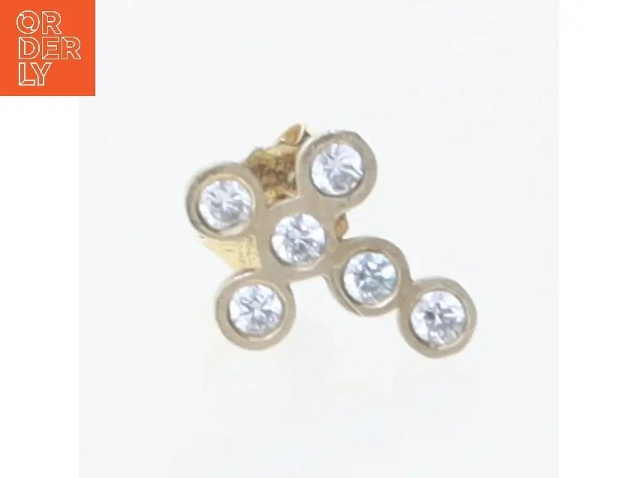 Billede 1 - Guld ørestikker (str. 15 mm)