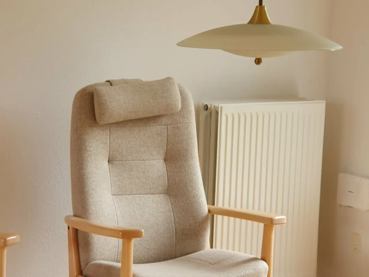 Billede 4 - Farstrup kvalitets lænestole med uld betræk