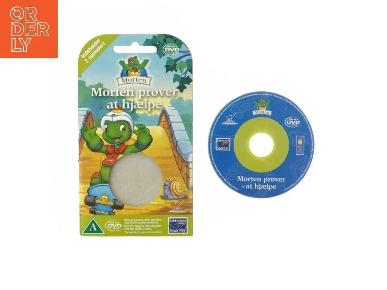 Billede 1 - Mini DVD - Morten prøver at hjælpe fra New Kideo (str. 15x8,5 cm)