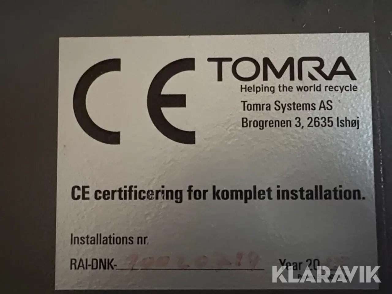 Billede 8 - Komplet flaskeautomat Tomra T-820