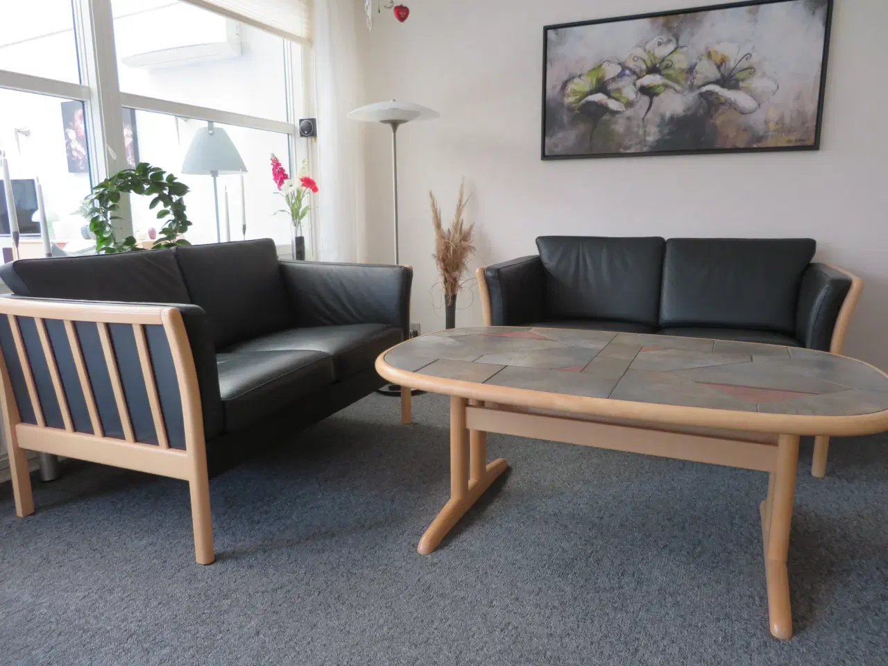Billede 1 - Sofagruppe med sofabord 
