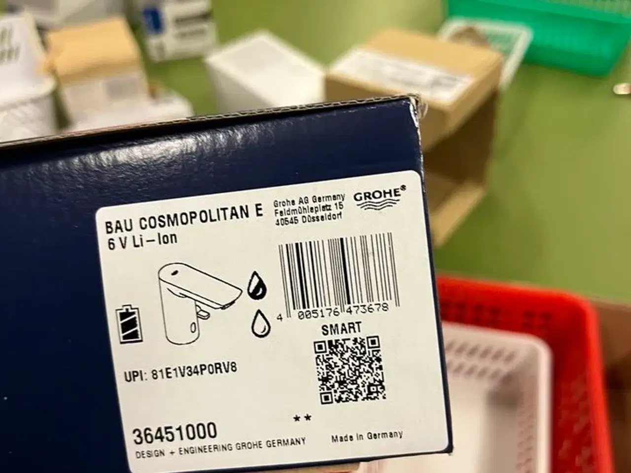 Billede 3 - 5 stk. Håndvaskarmatur  GROHE BAU COSMOPOLITAN E 6 V