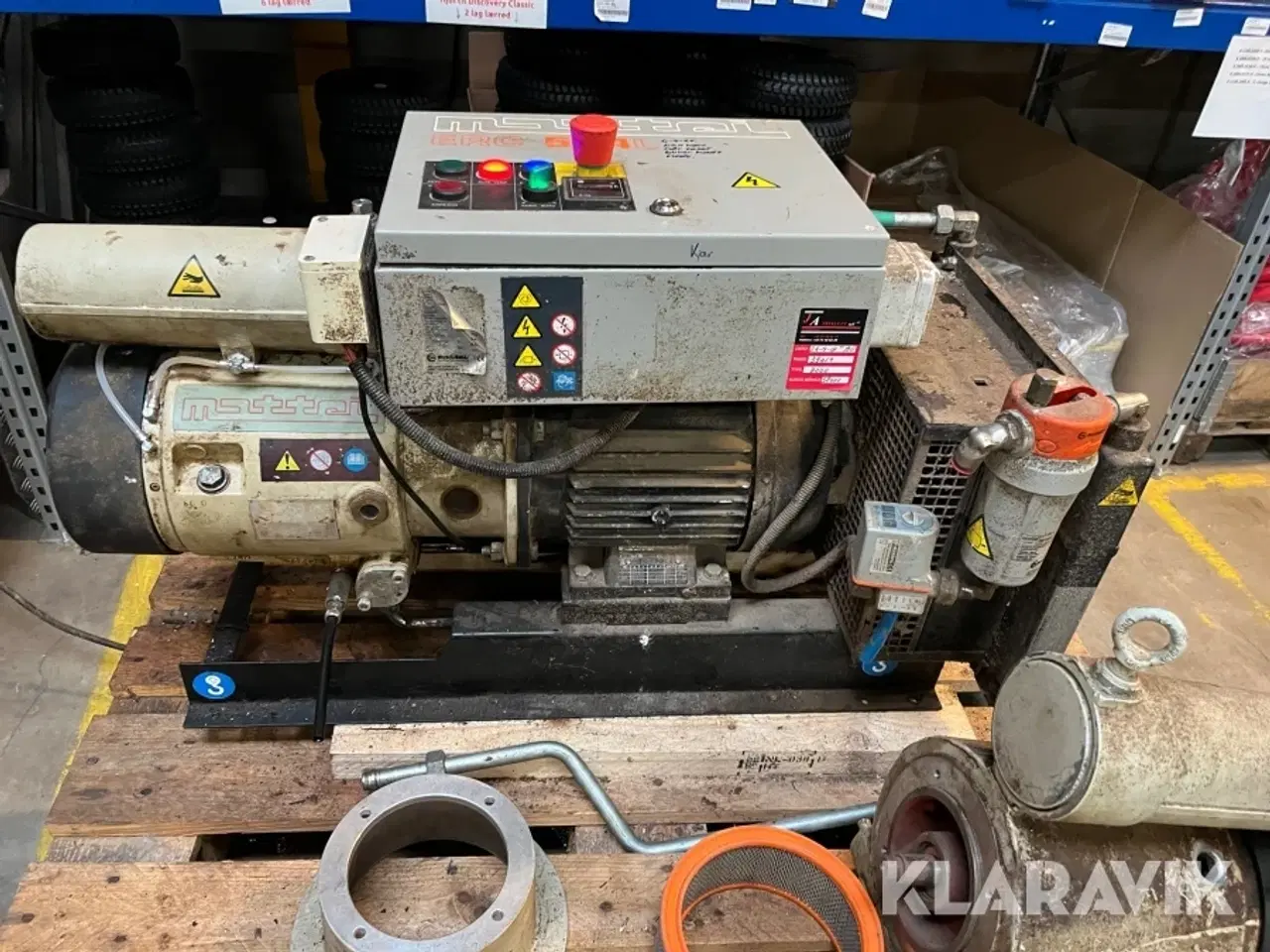 Billede 5 - Kompressor Mattei ERC 504L lamel 4 kW