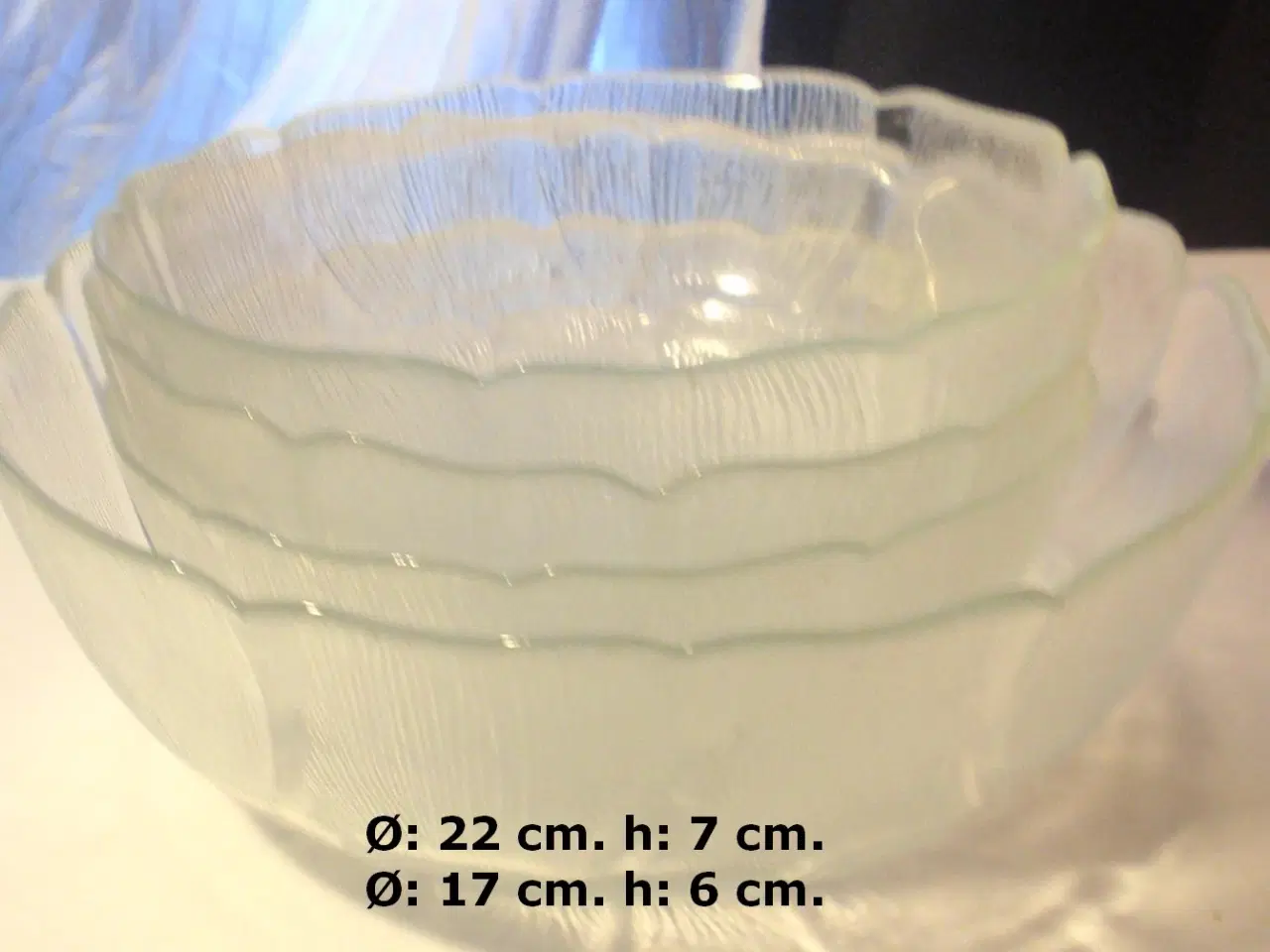 Billede 1 - Glas skåle 4 stk.