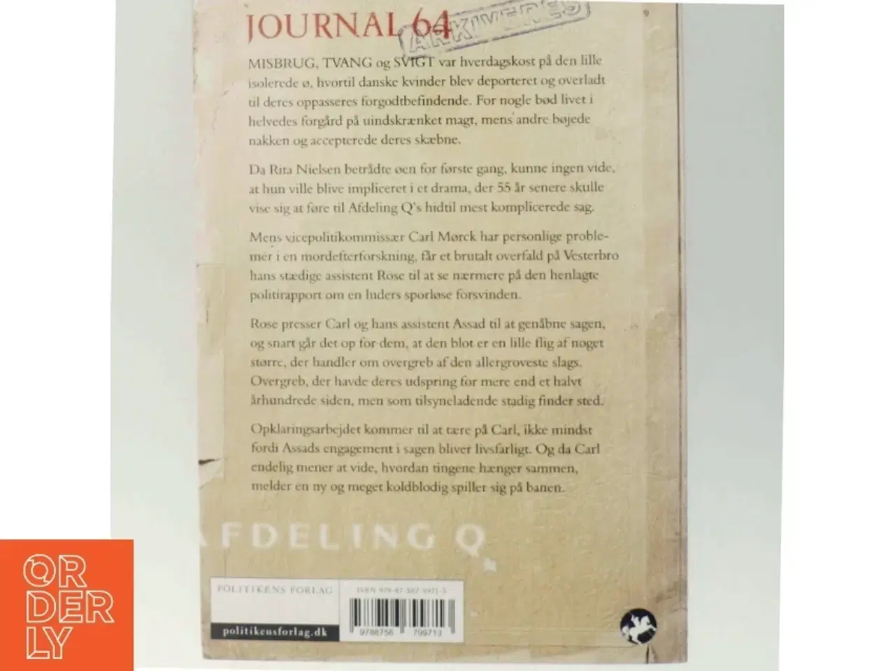 Billede 3 - Journal 64 af Jussi Adler-Olsen (Bog)