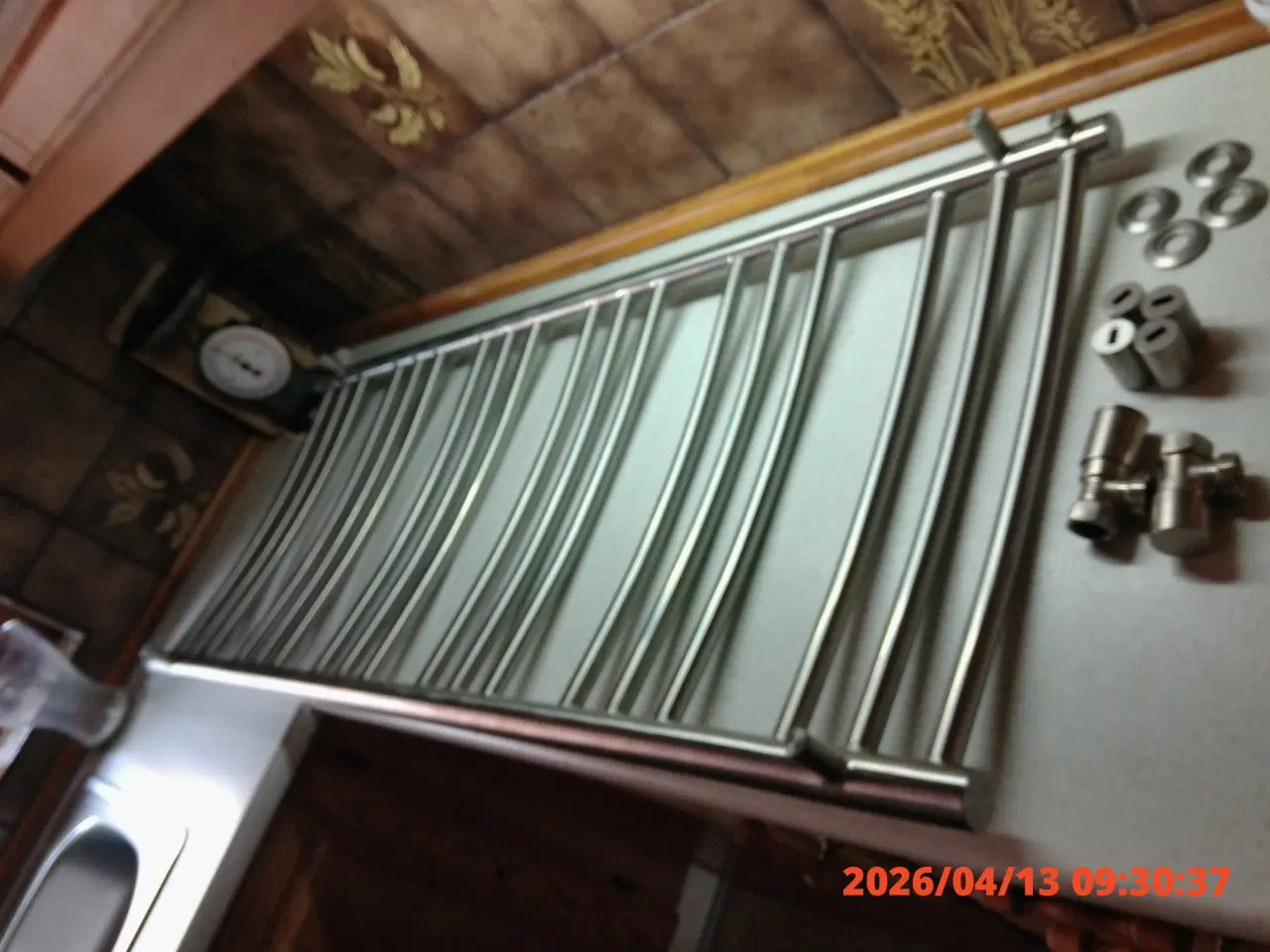 Billede 4 - Kriss håndklædetørrer i rustfri stål