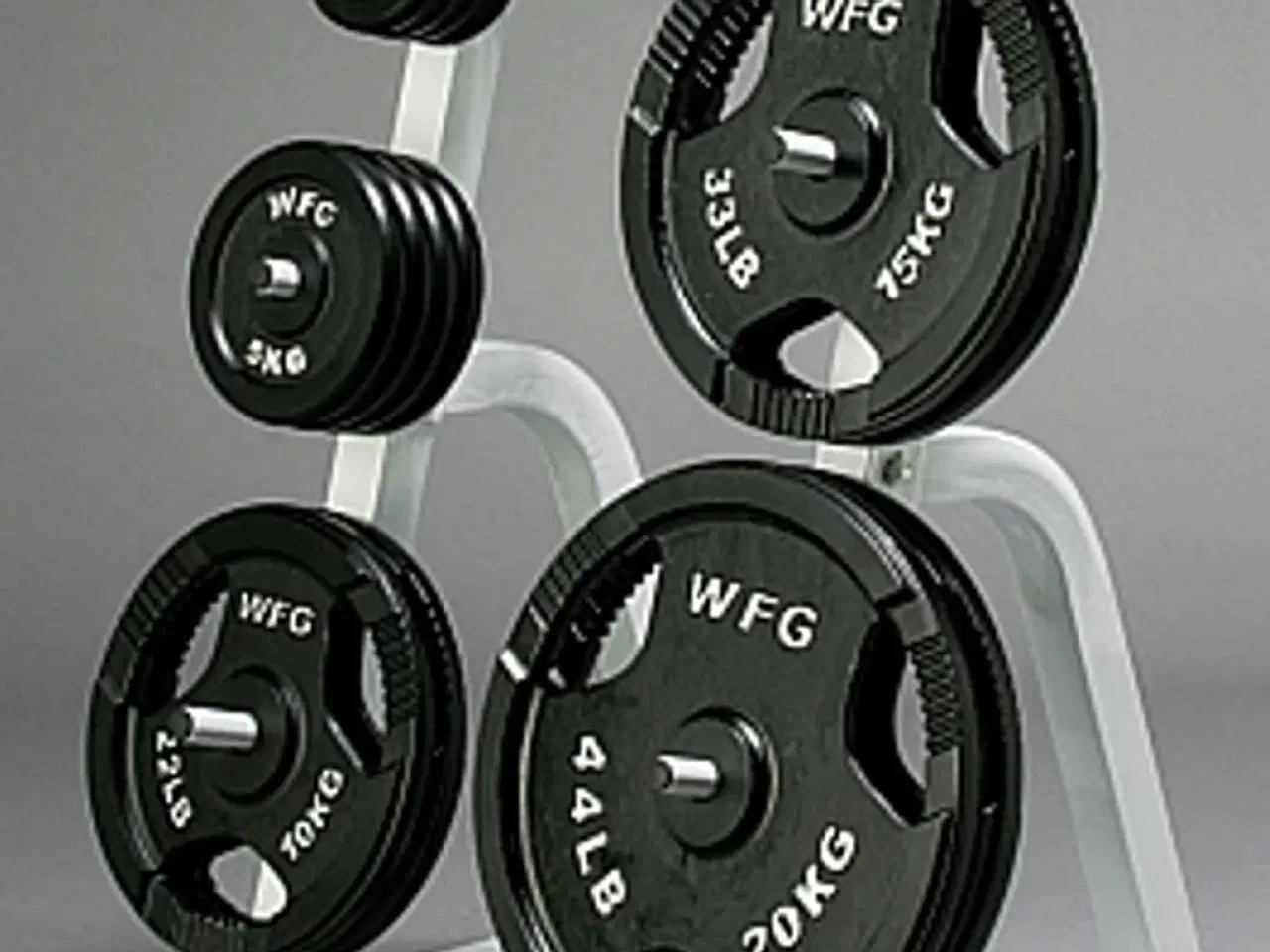 Billede 4 - Træning station, stort sæt m. 314kg. vægtskiver.