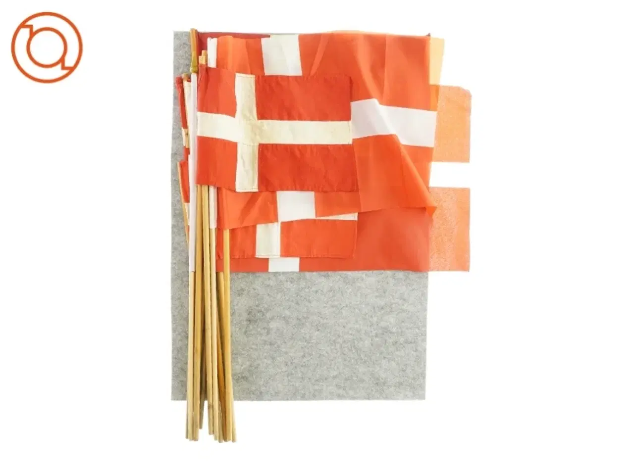 Billede 3 - Dannebrog på træpind (12 styks)