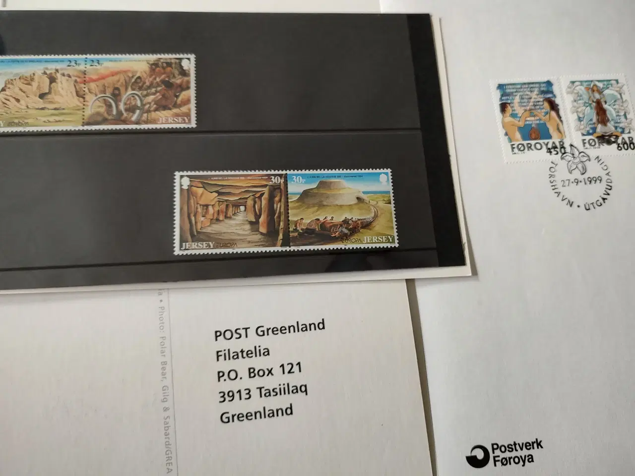 Billede 1 -  3 stk smukke kort fra Færøerne - Jersey 