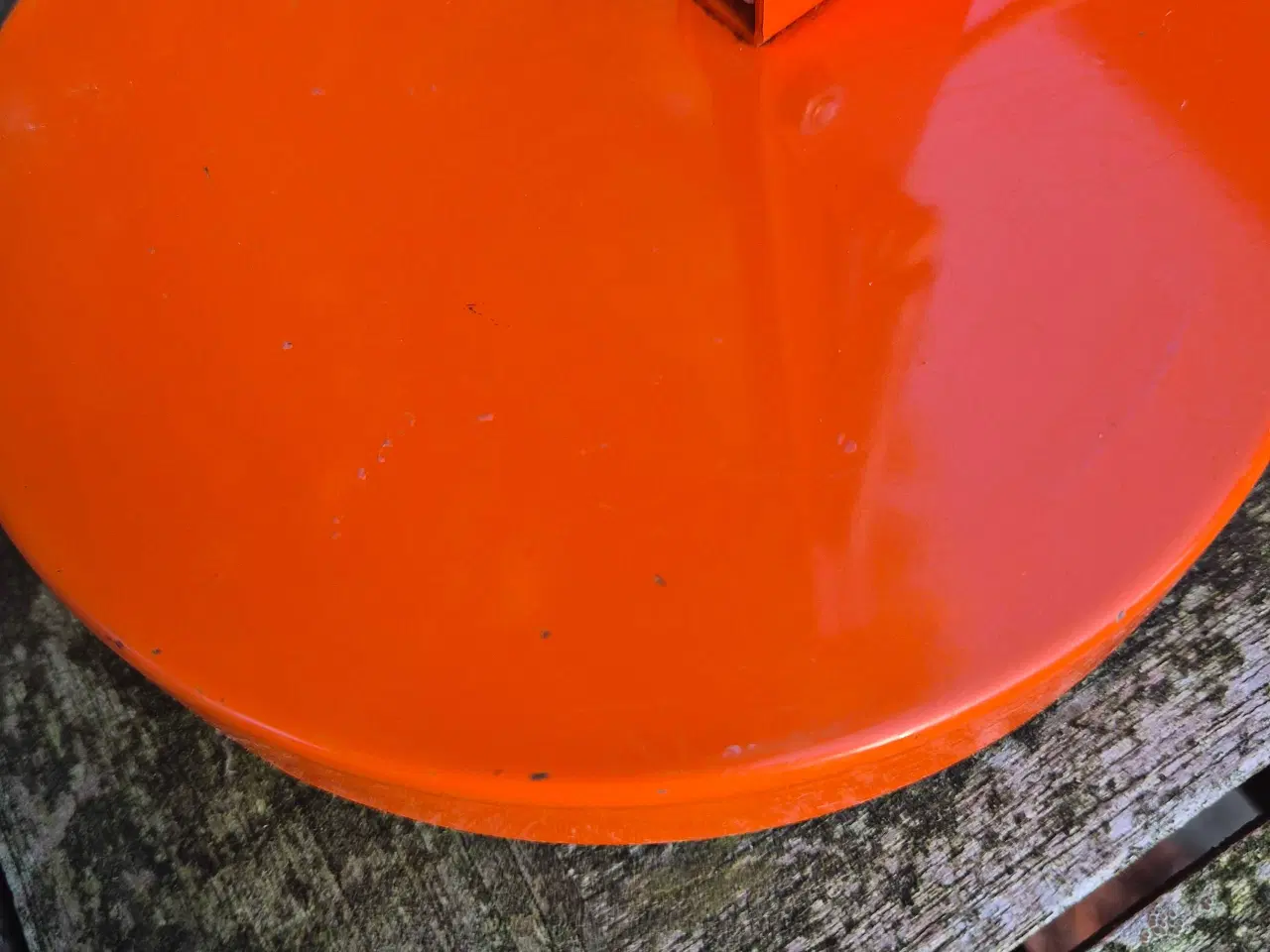 Billede 12 - Flot orange bordlampe fra Lyskær 