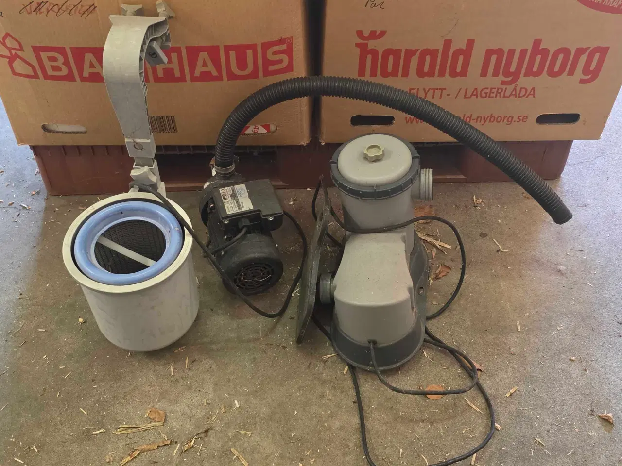 Billede 4 - Rund havepool,110 høj. 535 cm i diameter, med pump