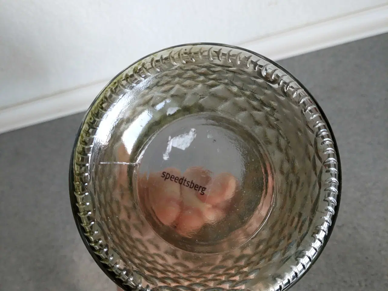 Billede 3 - 3 olivengrøn glasvaser / hyacintglas