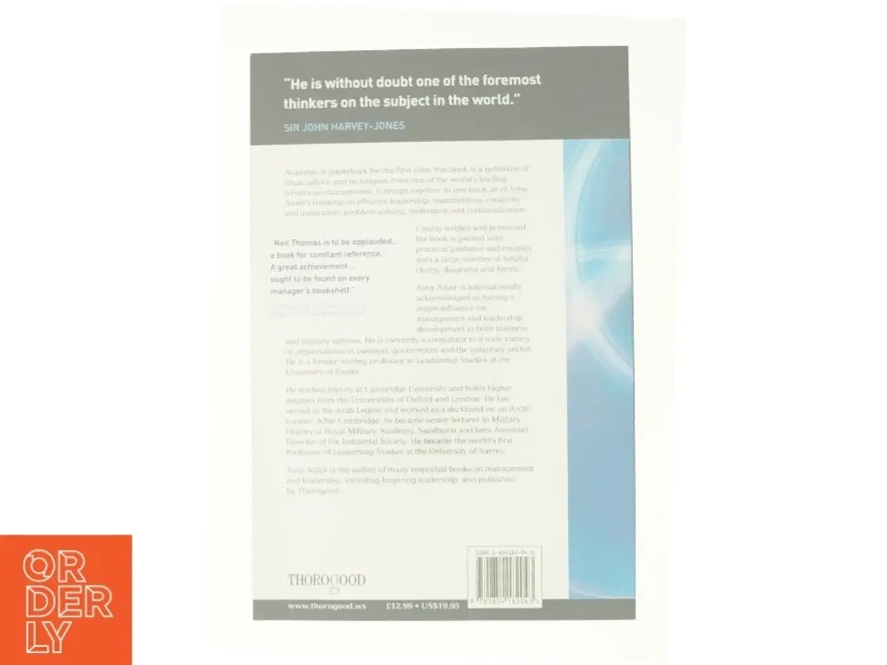 Billede 2 - John Adair: the Handbook of Management and Leadership af John Adair (Bog)