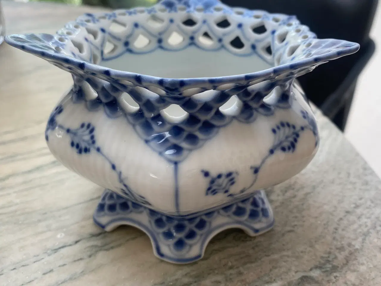 Billede 2 - Royal Copenhagen Musselmalet Helblonde sukkerskål