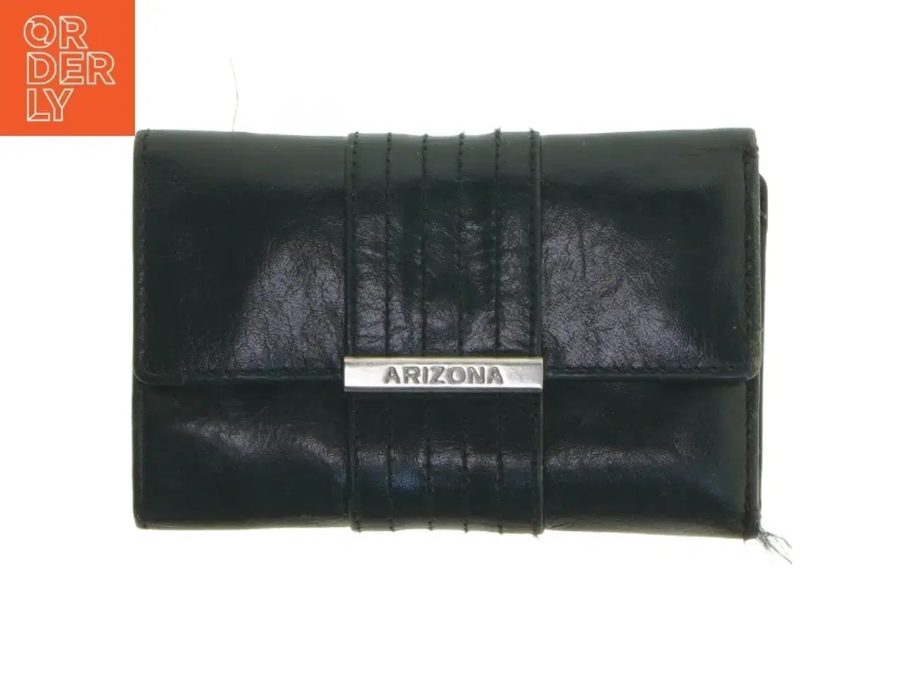 Billede 1 - Sort læderpung fra Arizona fra Arizona (str. 14,5x9,5 cm)