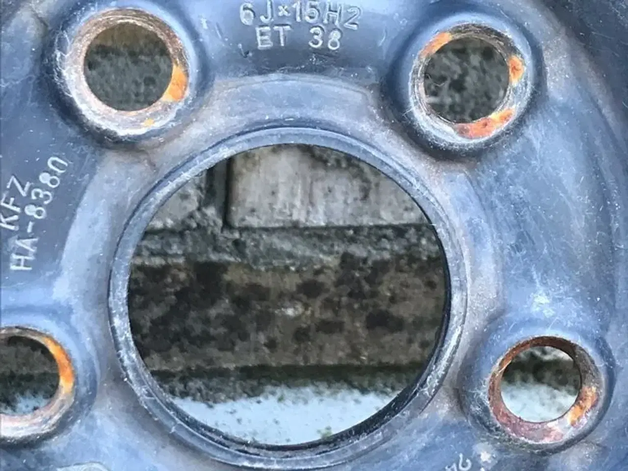 Billede 1 - 4 stk dæk på stålfælge  5- huls