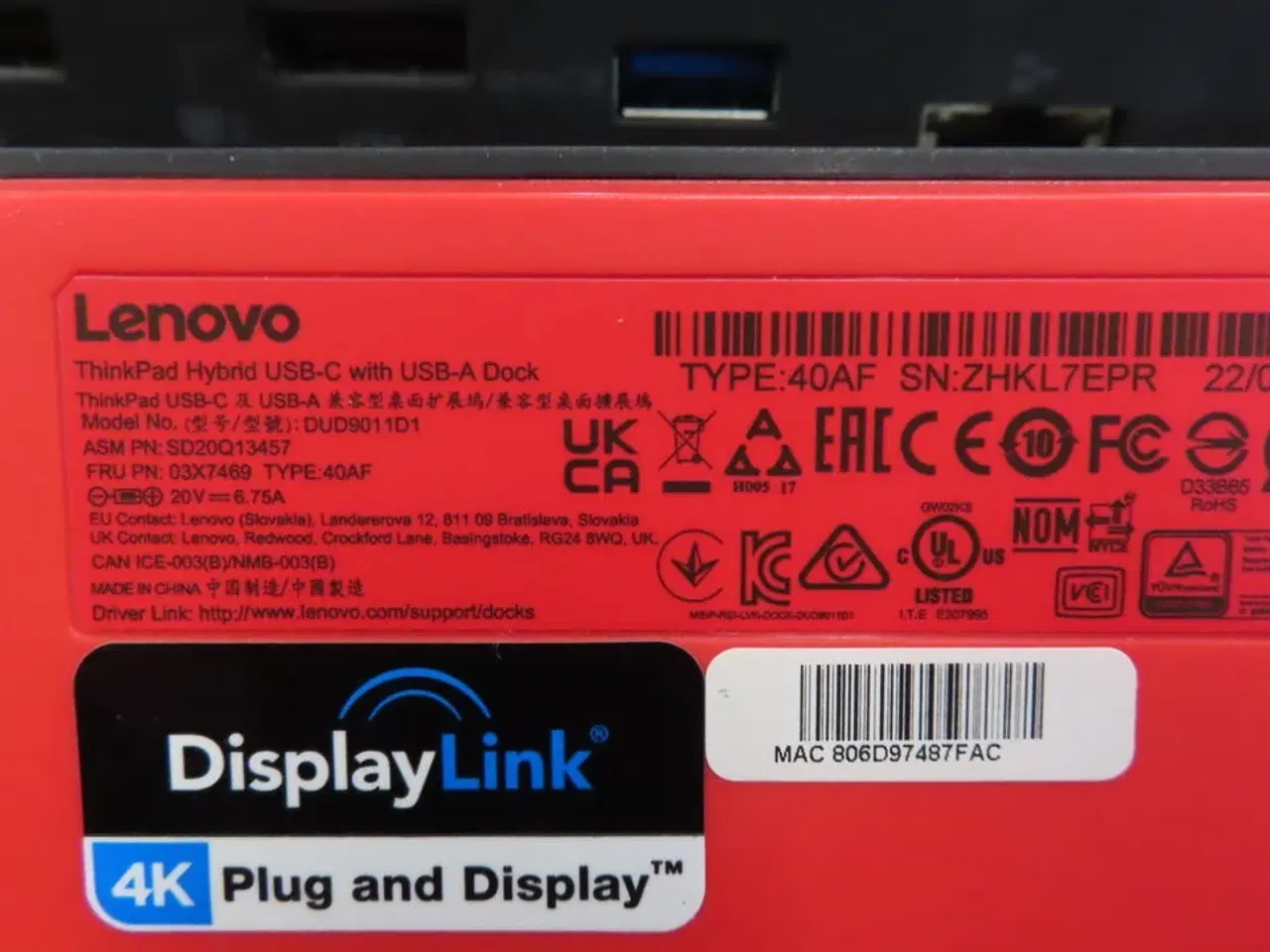 Billede 3 - 4 stk. Dockingstationer LENOVO