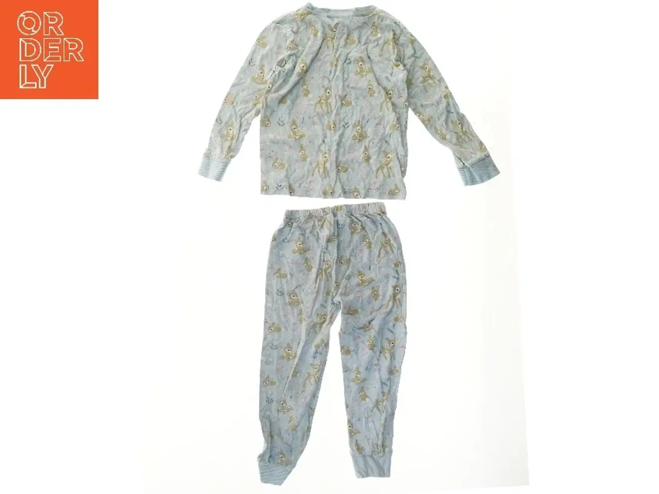 Billede 2 - Pyjamas med Bambi motiv fra Ellos (str. 110)