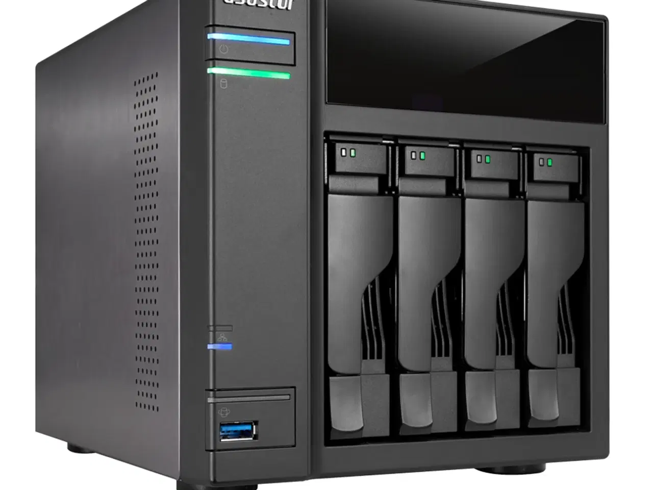 Billede 1 - Asustor AS-204T NAS (4 bay) + 4 WD RED