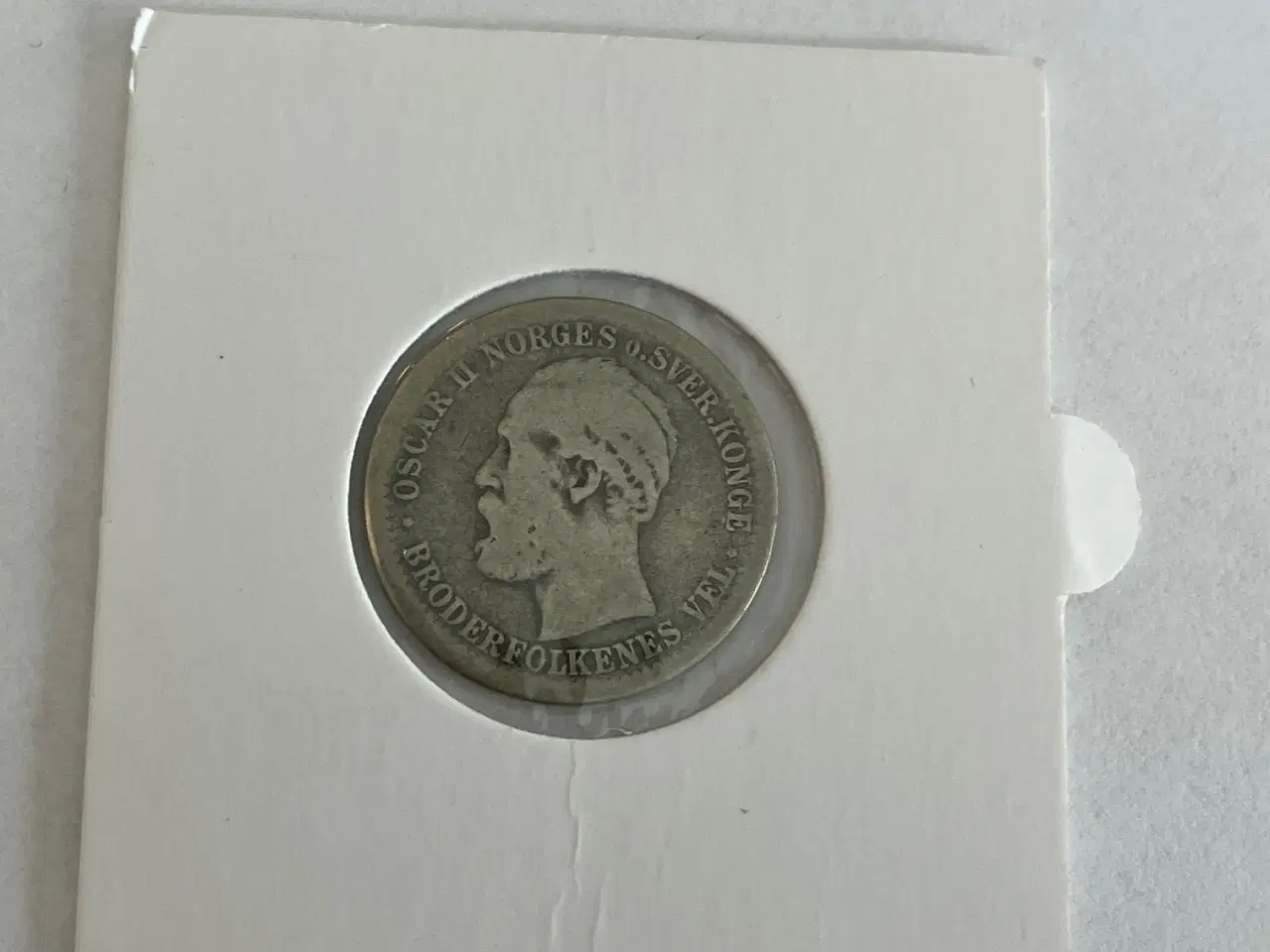 Billede 2 - 50 Øre 1877 Norge