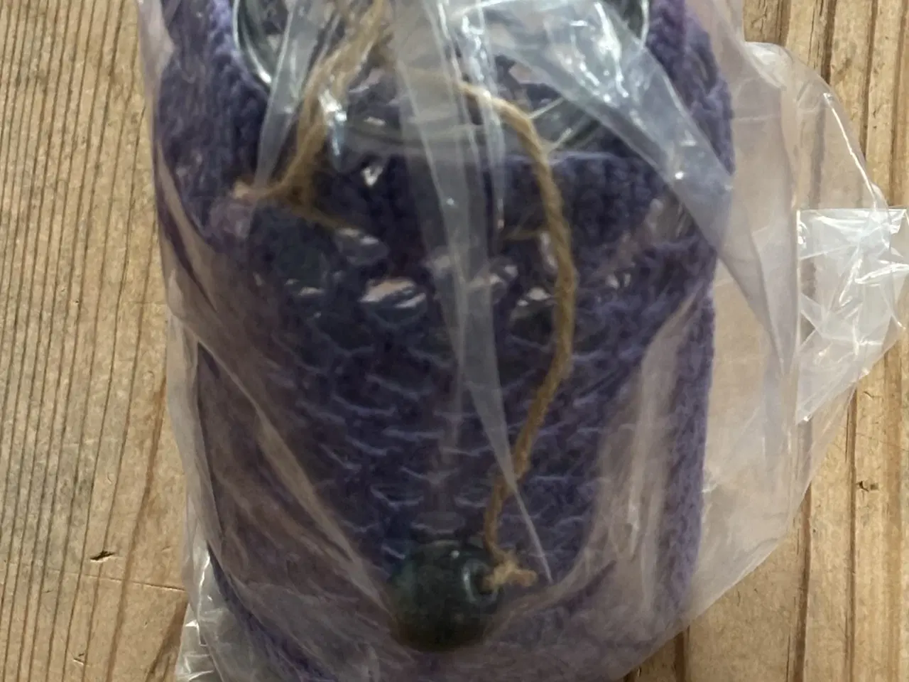 Billede 1 - Hæklede lysestager