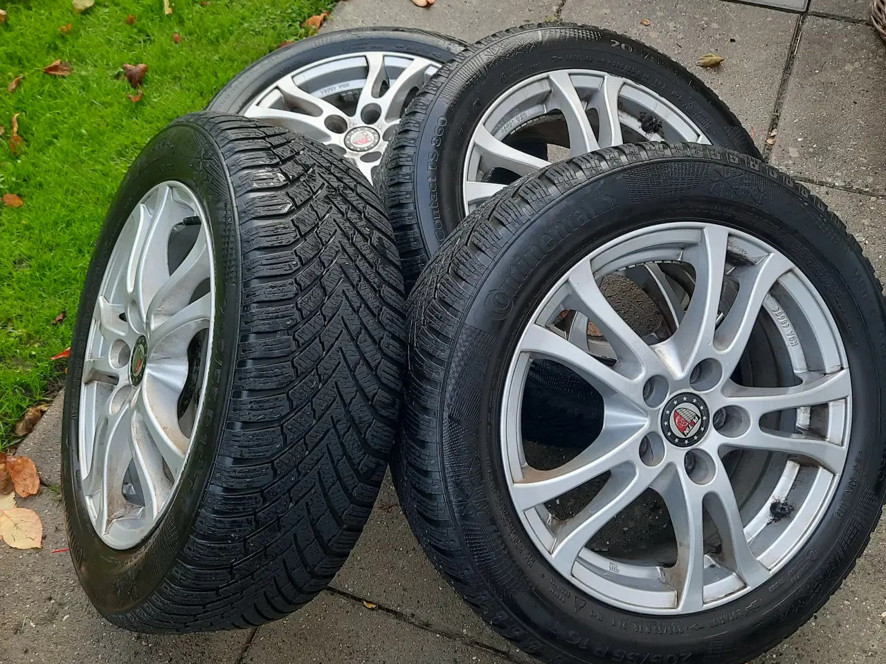 Billede 2 - 16" alufælge 205/55 R16 vinterdæk 