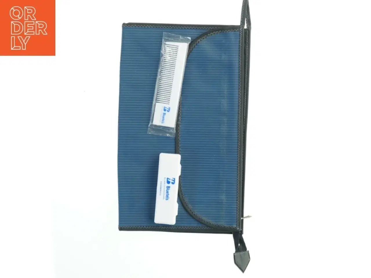 Billede 2 - Blå rejsemappe (str. 28x17 cm)